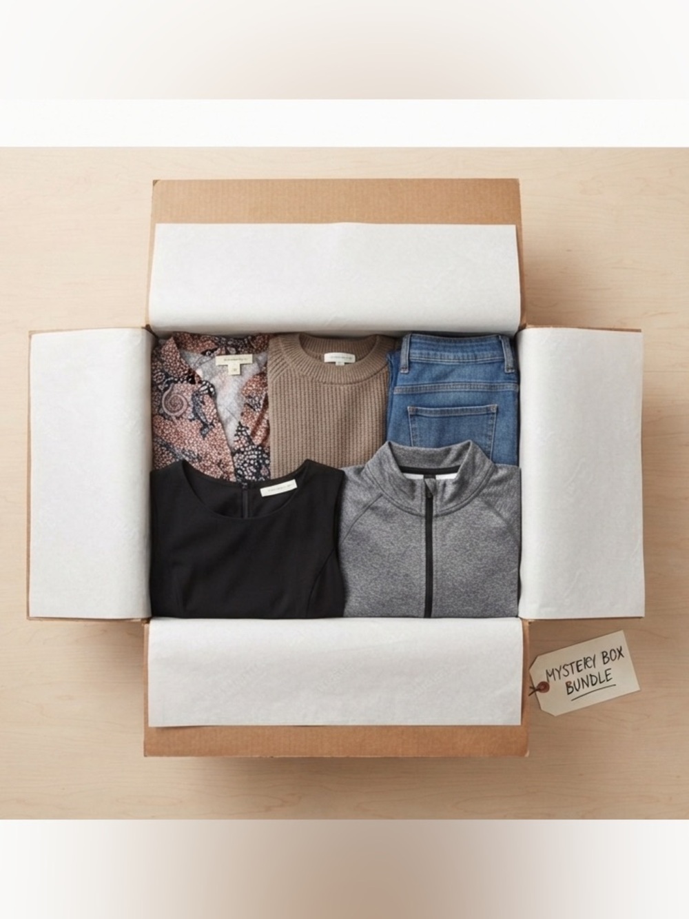 Reseller Mystery Box Bundle‎ Lot 5-10 Pieces Clothing Women's Assorted